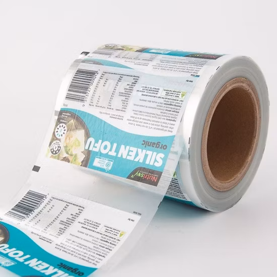 Película compuesta de PET metalizada, película laminada de aluminio BOPP para galletas, rollo de película para envasado de alimentos, material de embalaje de alimentos