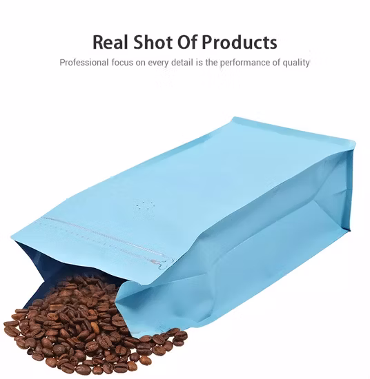 Bolsa de sellado de paquete de proveedor de bolsas de embalaje 2021 con logotipo con bolsa de embalaje de café con válvula