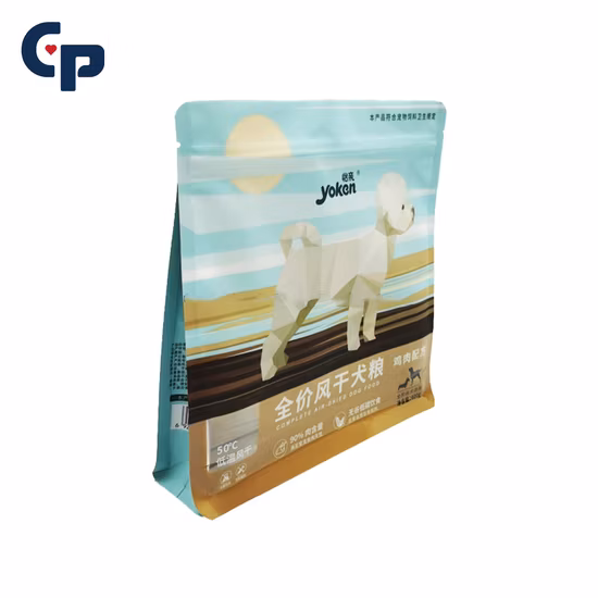 Diseño de embalaje Bolsas naturales Papel de aluminio Bolsa con cierre de cremallera Bolsa de comida para mascotas Bolsa de plástico para perros/gatos Envasado de alimentos secos Bolsa de papel Kraft