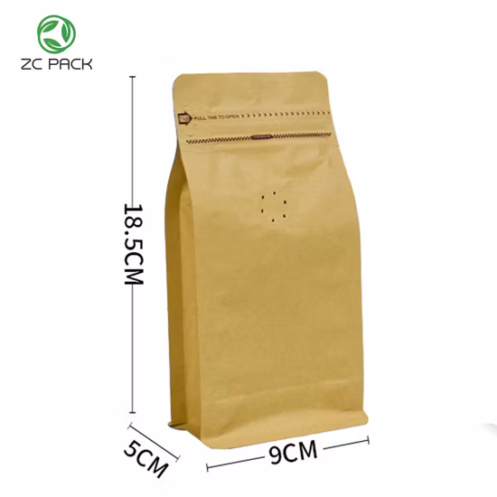 Bolsas de embalaje de café selladas impresas personalizadas al por mayor con válvula