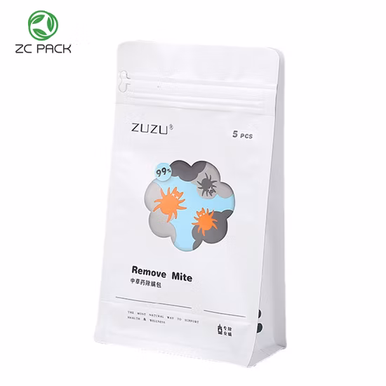 Impresión flexible personalizada Alimentos Frutas secas Café Té Proteína en polvo Comida para mascotas Bocadillos Tratar Refuerzo lateral de fondo plano Bolsa de pie Bolsa de embalaje de plástico con cremallera